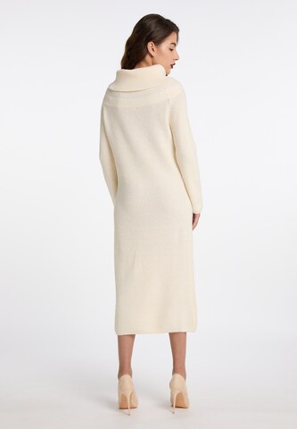 faina Knit dress in Beige