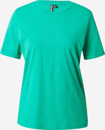 PIECES Majica 'RIA' | zelena barva: sprednja stran