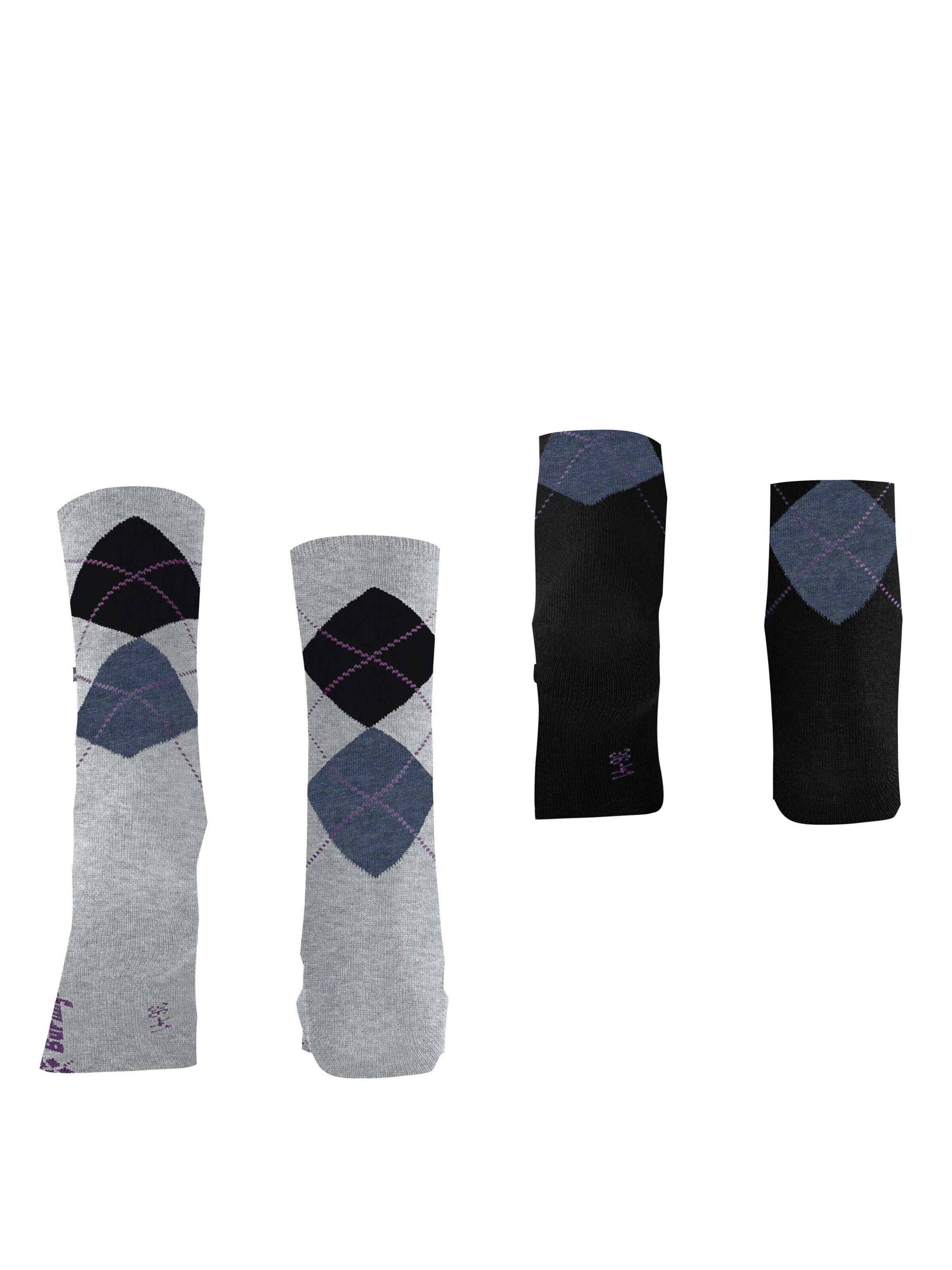 BURLINGTON Socken 'Everyday Argyle'‌‌‌‌‌‌‌‌‌‌ in Grau