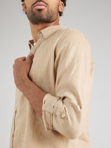 SCOTCH & SODA Regular Fit Skjorte i beige