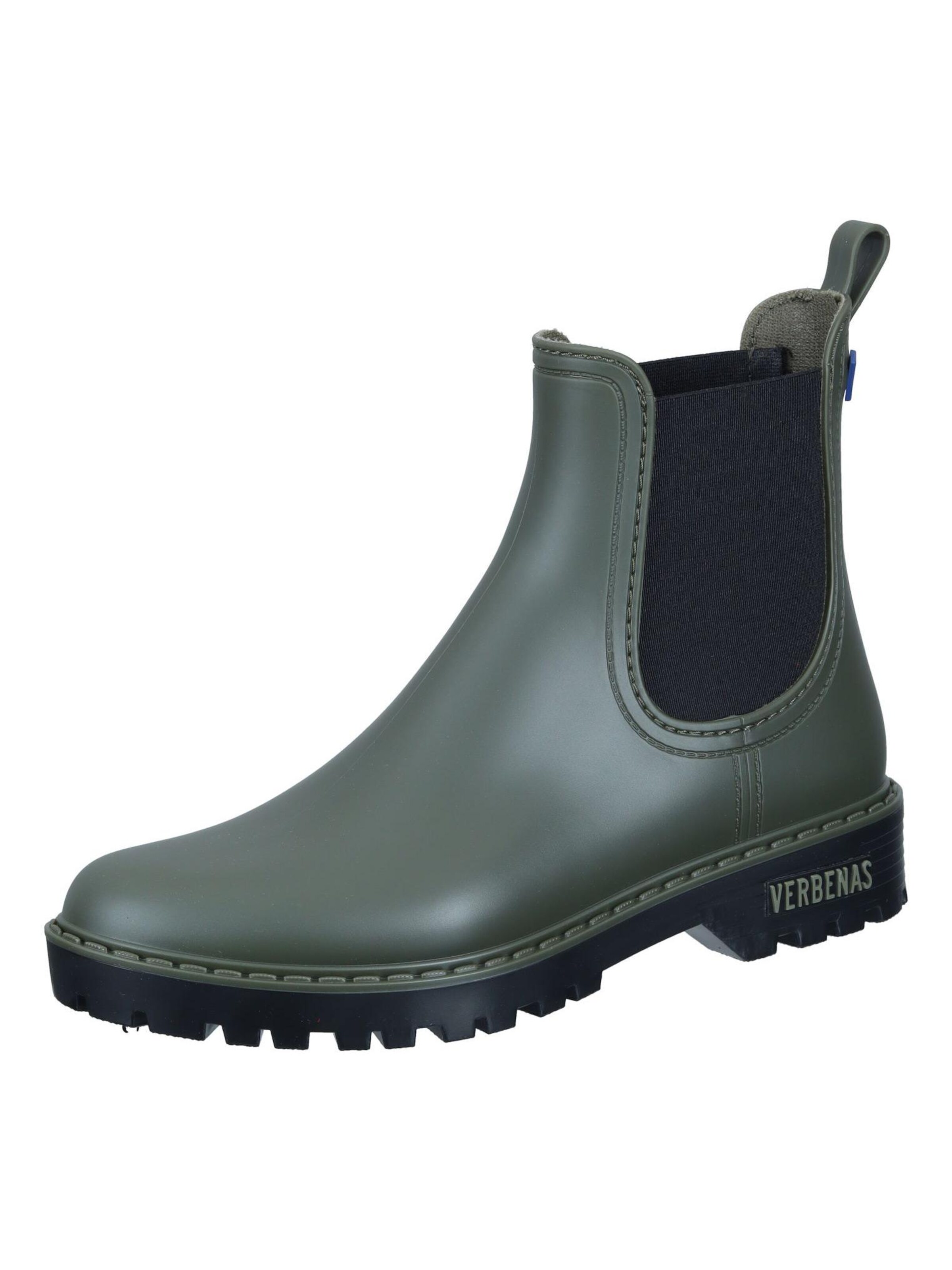 VERBENAS Ankle Boots in Green: front