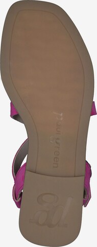 Paul Green Sandalen met riem in Roze