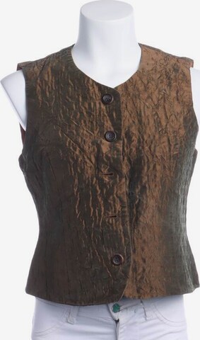 Windsor Vest in M in Brown: front