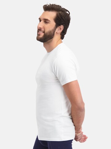 T-Shirt 'Ruben' Bamboo basics en blanc