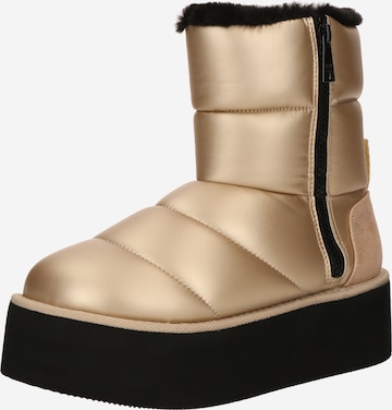 Karl Lagerfeld - Botas en oro: frente