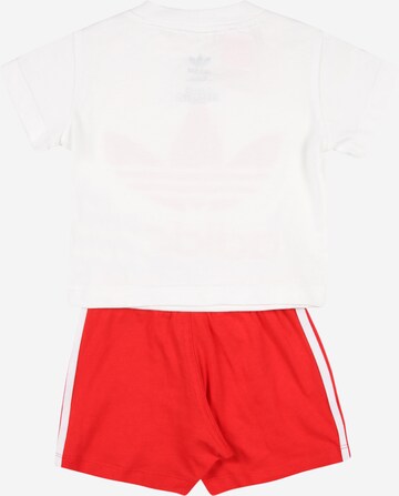 Set 'Trefoil' ADIDAS ORIGINALS en rouge