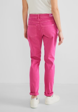 STREET ONE Slim fit Jeans 'Bonny' in Pink