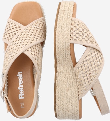 Sandalo di Refresh in beige