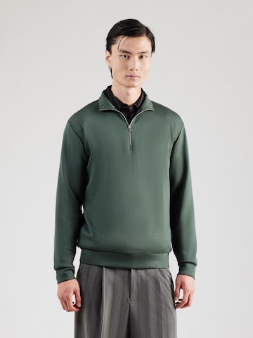 Sweat-shirt SELECTED en vert : devant
