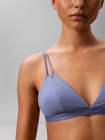 Triangle Soutien-gorge Calvin Klein en bleu