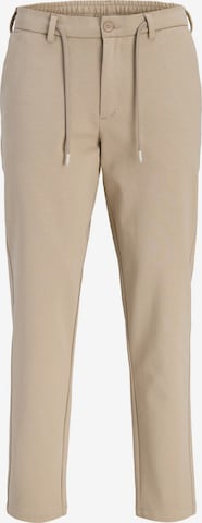 JACK & JONES regular Sportsbukser i beige: forside