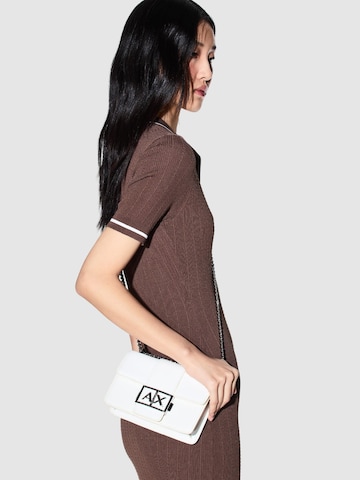 ARMANI EXCHANGE - Bolso de mano 'XW000071' en blanco: frente
