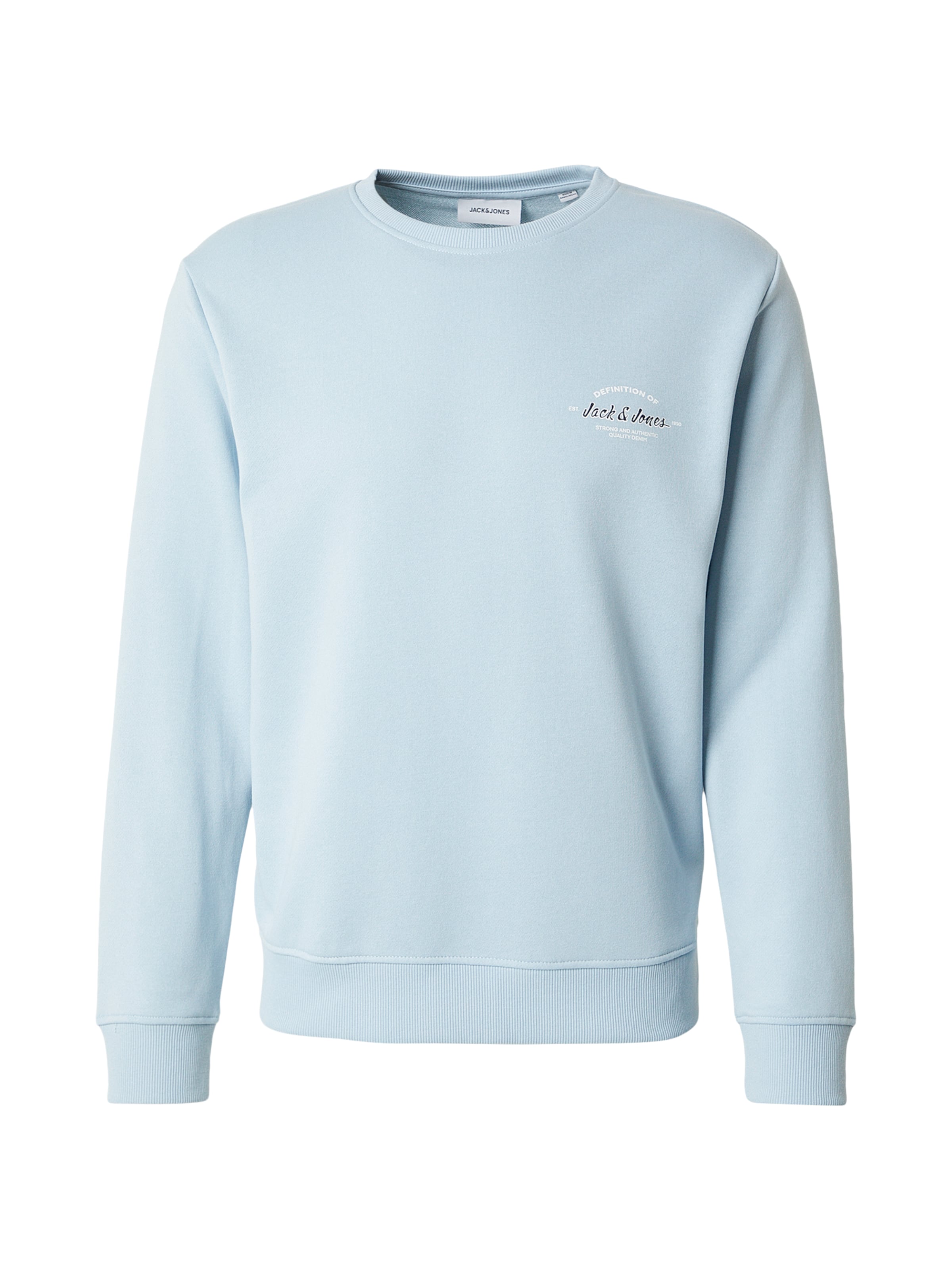 JACK & JONES Sudadera 'JJBrandon' en azul claro / negro, Vista del producto