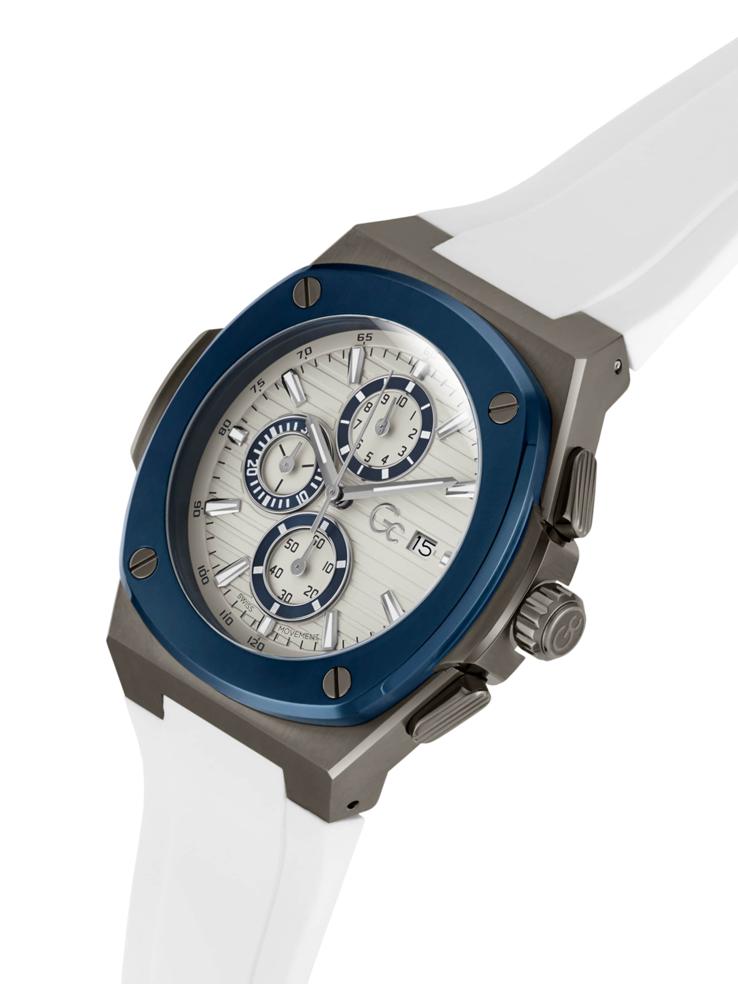 Gc Analog Watch 'Coussin Shape ' in Mixed colors