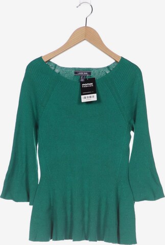 Lands‘ End Sweater & Cardigan in S in Green: front