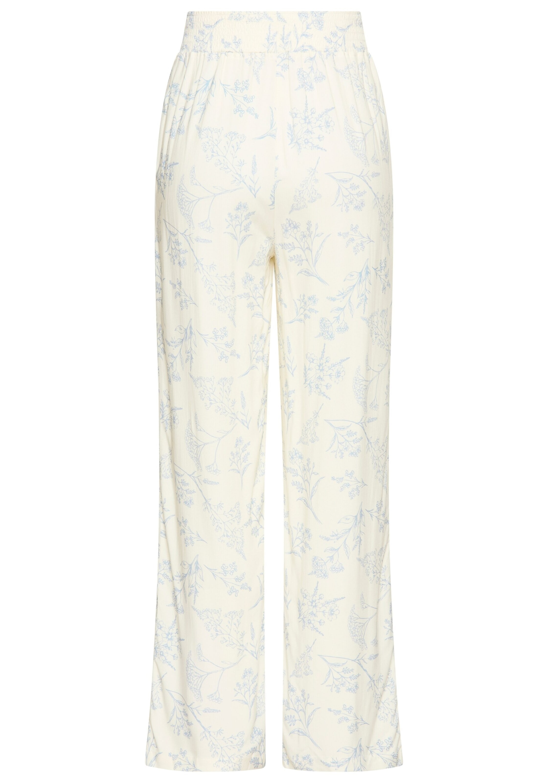 LASCANA Pyjamahose in Weiß