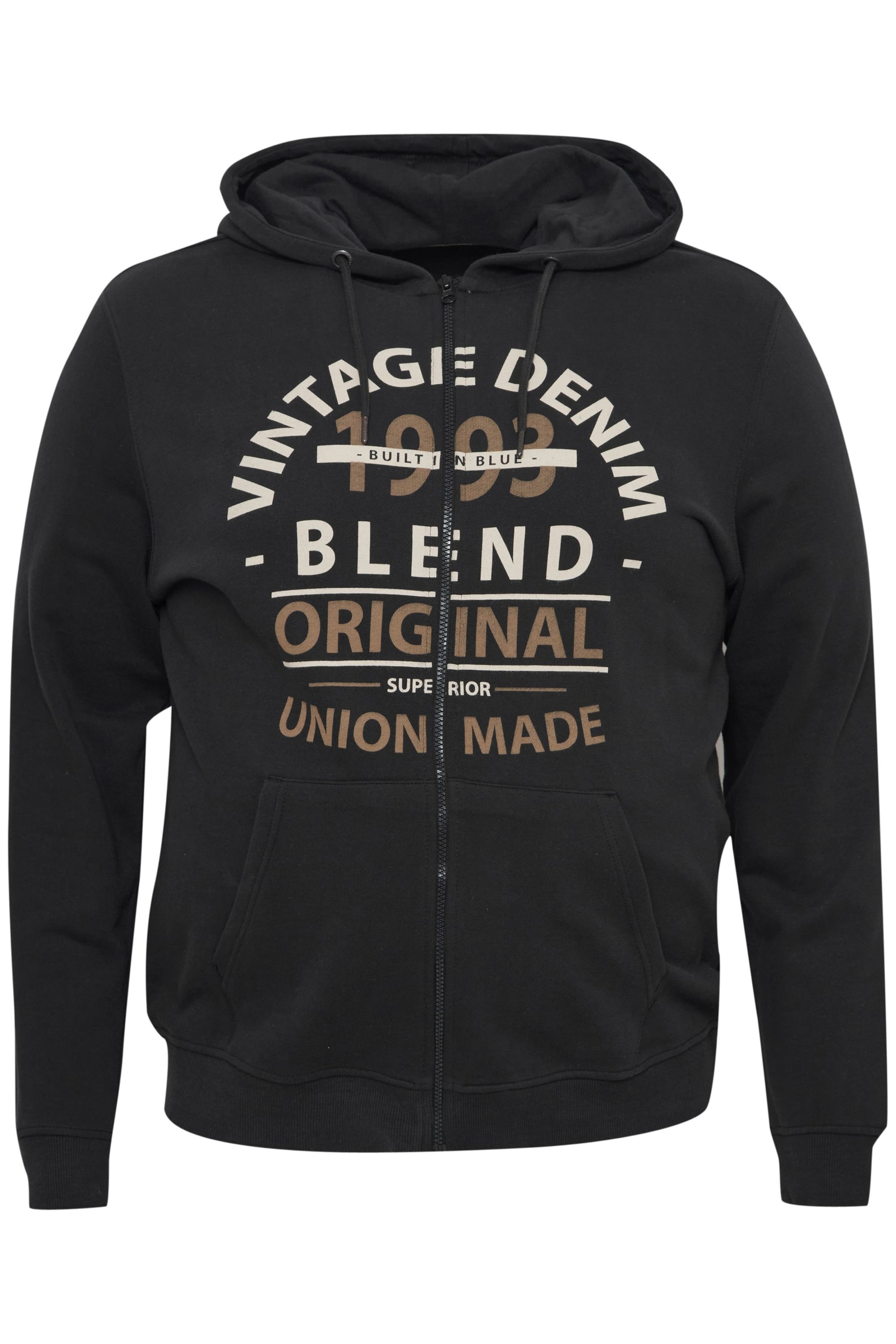 Blend Big - Sudadera en negro: frente