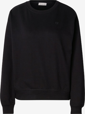 Calvin Klein Jeans Sweatshirt in Black: front