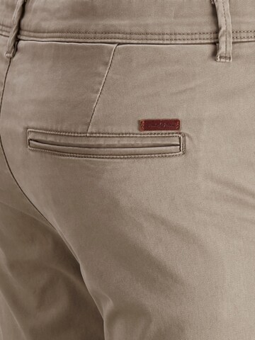 Jack & Jones Plus Liibuv Chino-püksid 'JJIMARCO', värv beež