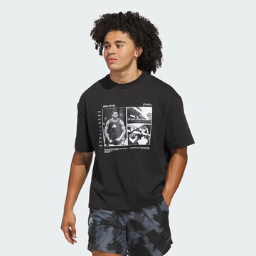ADIDAS PERFORMANCE Performance shirt 'Anthony Edwards' in Black: front