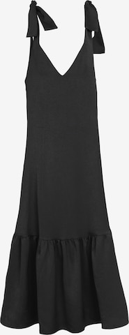 Influencer Summer Dress in Black: front