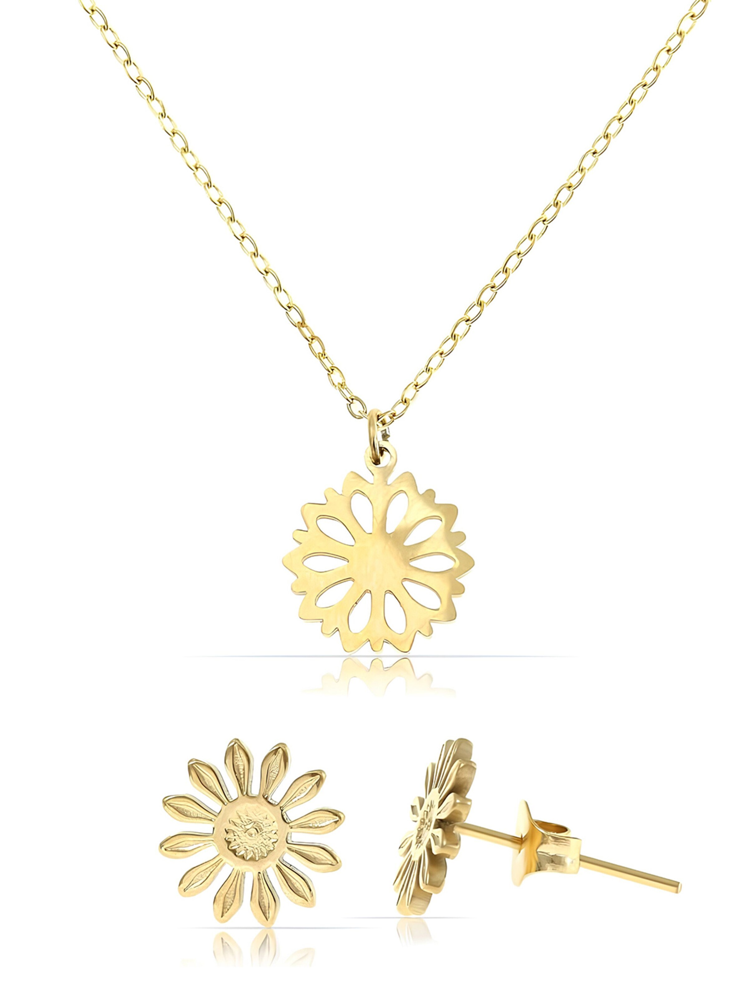 Made by Nami Necklace 'Daisy' in Gold: front