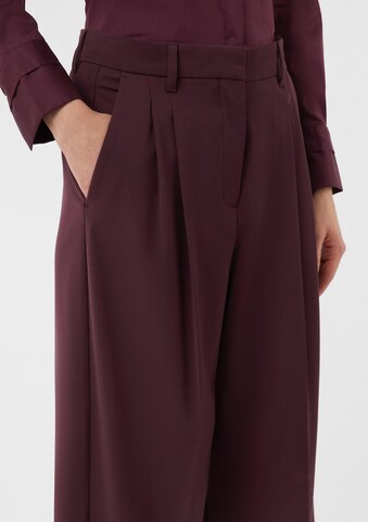 COMMA Wide Leg Hose in Rot
