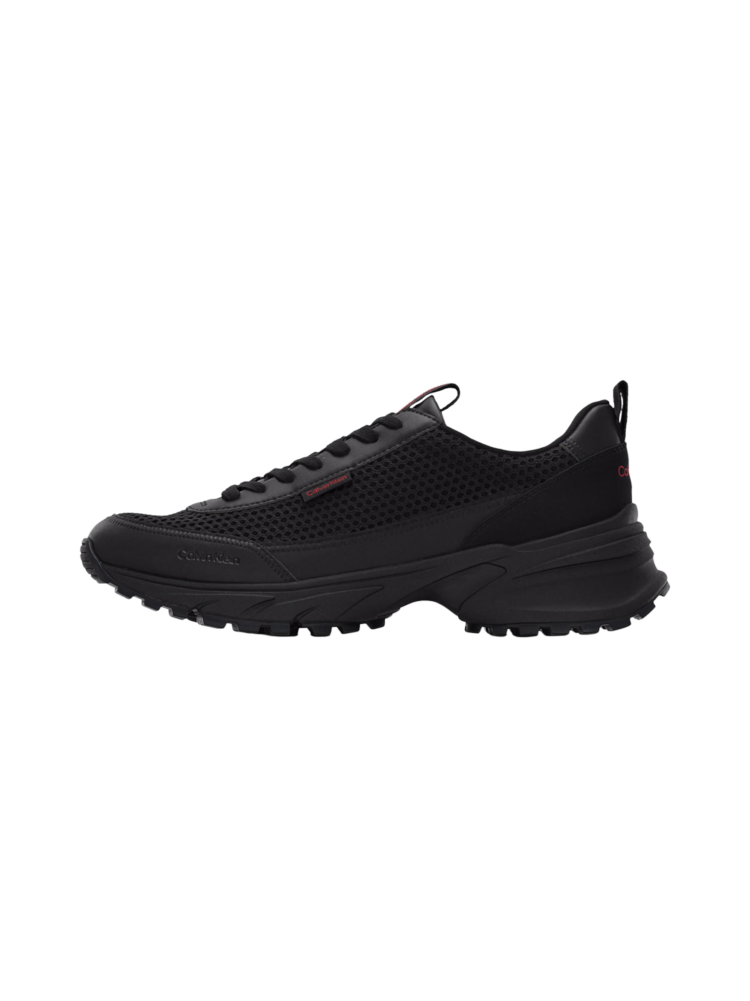 Baskets basses 'HIKE RUNNER' Calvin Klein en noir : devant