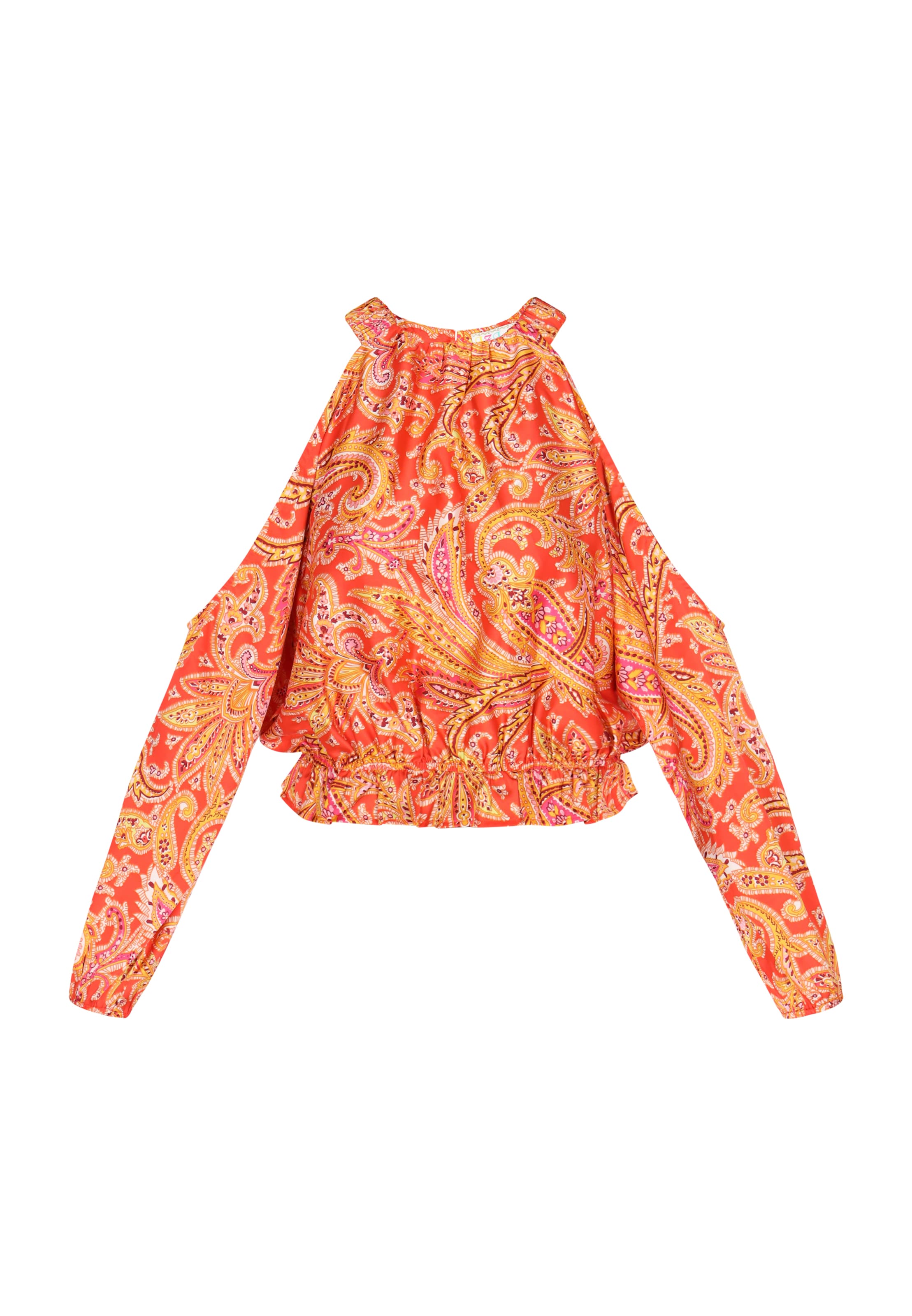 Bluză 'Spring Summer' de la IZIA pe portocaliu: față