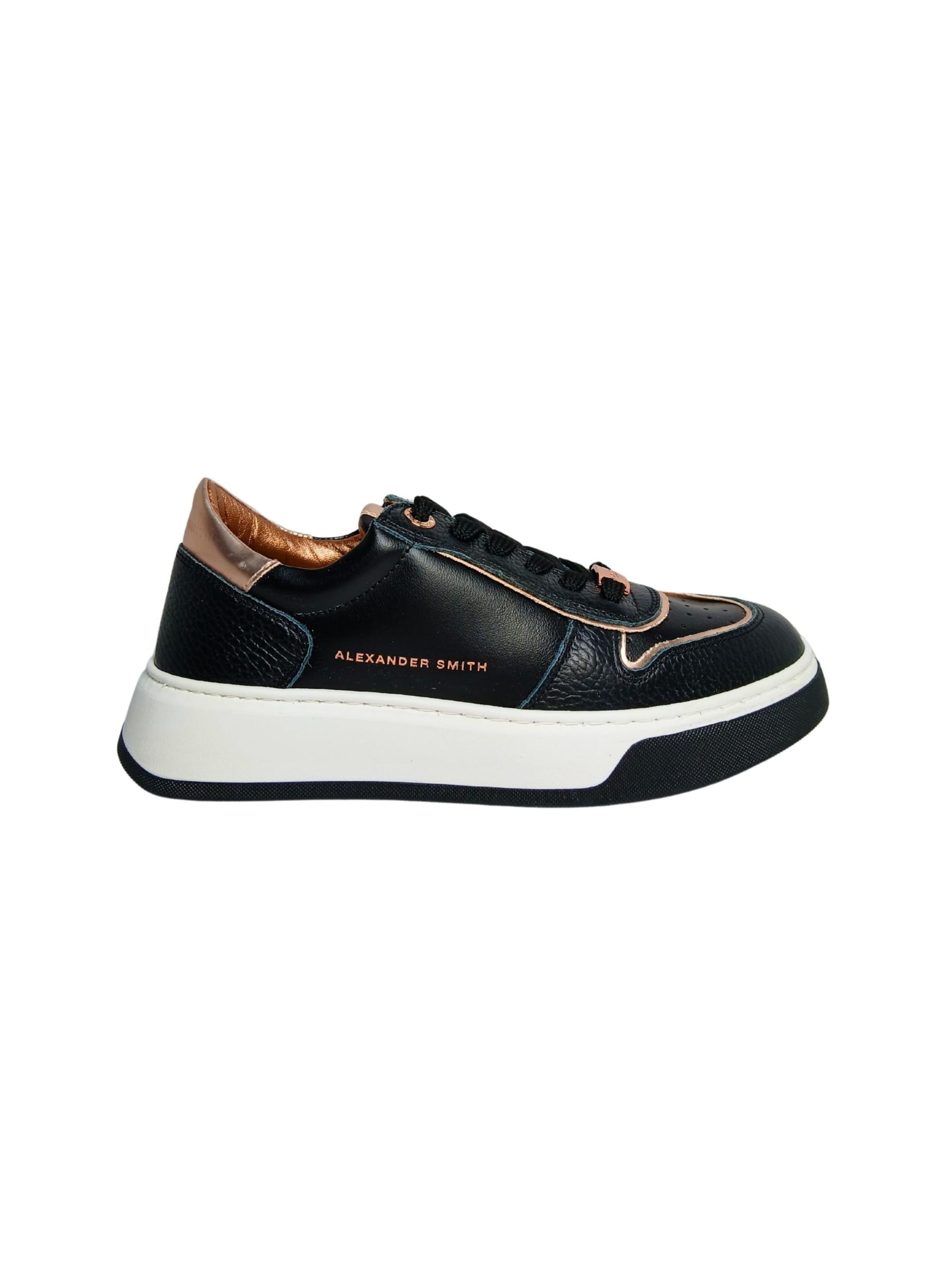 Alexander Smith - Zapatillas deportivas bajas en negro: frente