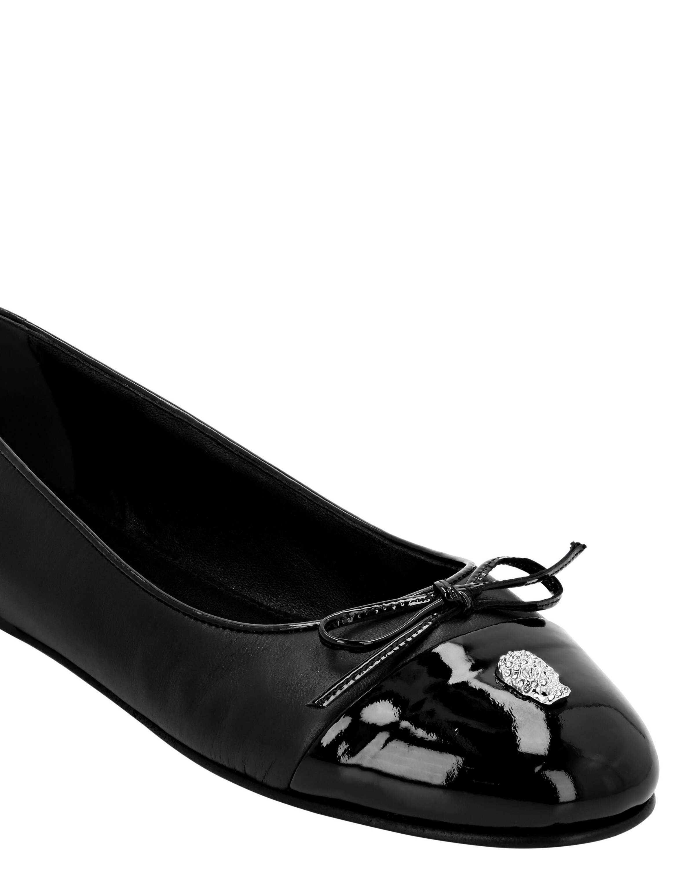 Philipp Plein Ballet Flats 'Skull' in Black