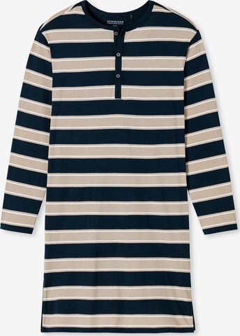 SCHIESSER Pyjama kort 'Timeless' in Beige: voorkant