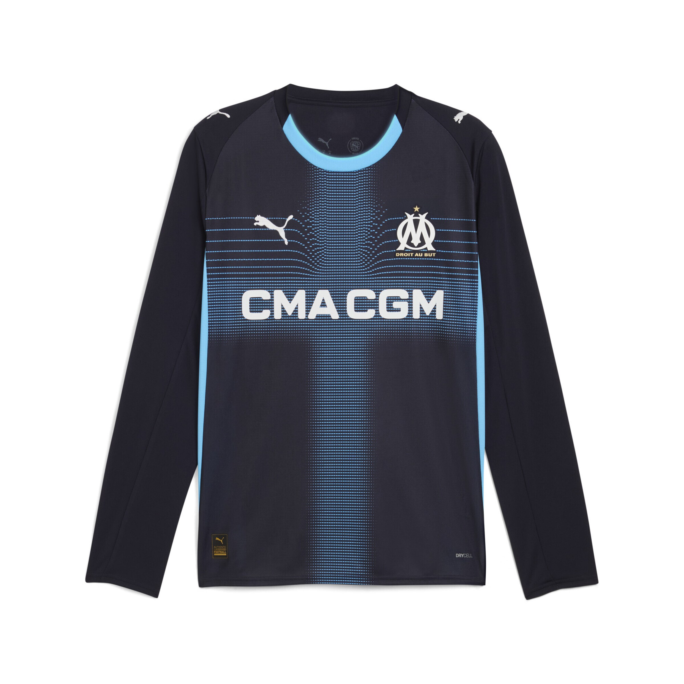 PUMA Tricot 'Olympique de Marseille 25/26' in Blauw: voorkant