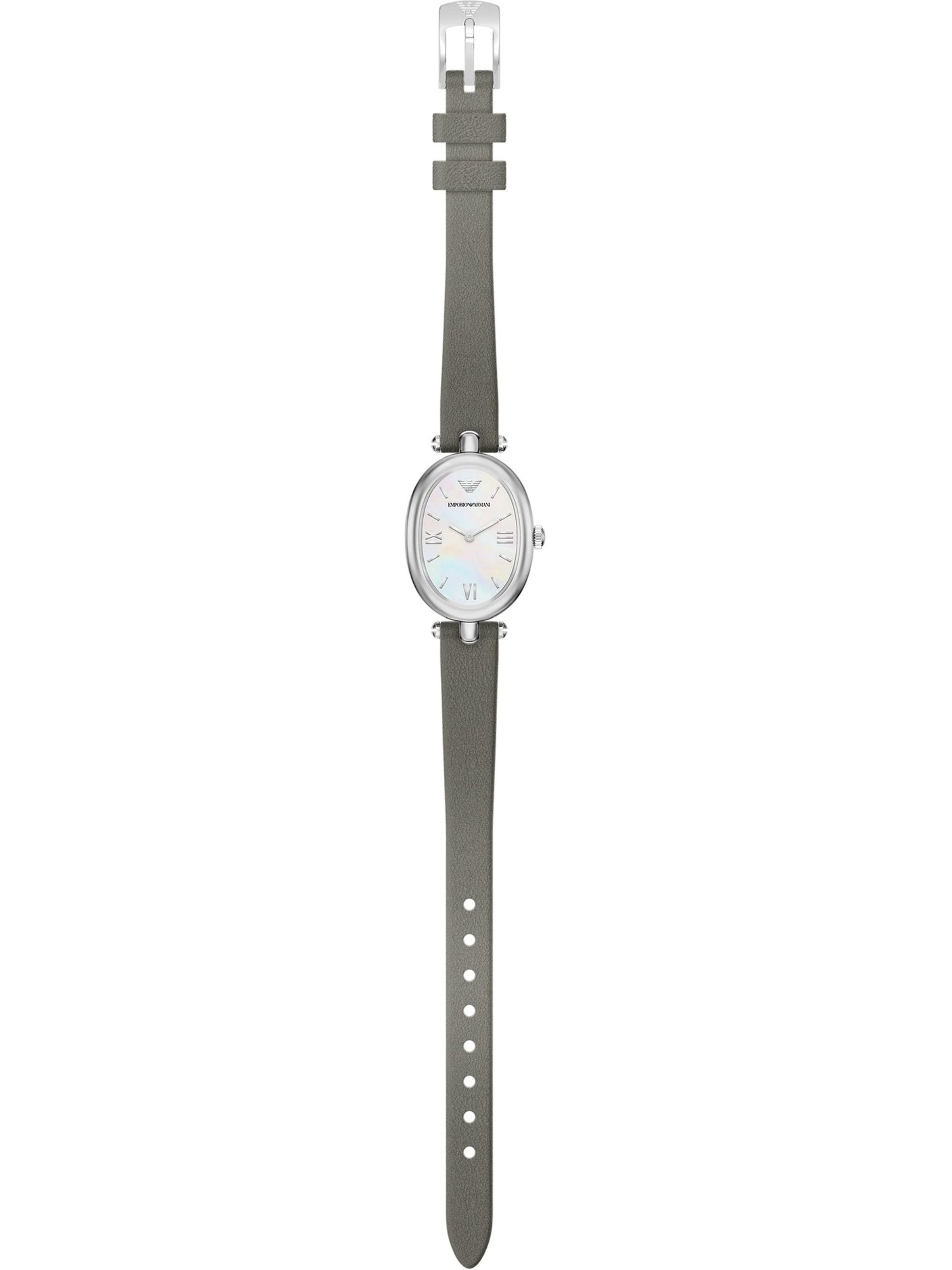 Emporio Armani Analoguhr in Grau: Vorderseite