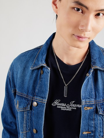 GUESS JEANS Koszulka w kolorze niebieski