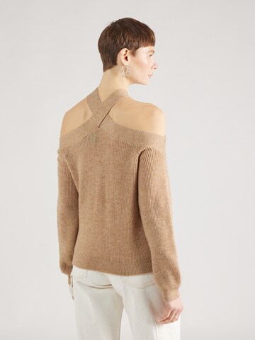 SOMETHINGNEW Pullover 'ALMI' in Braun