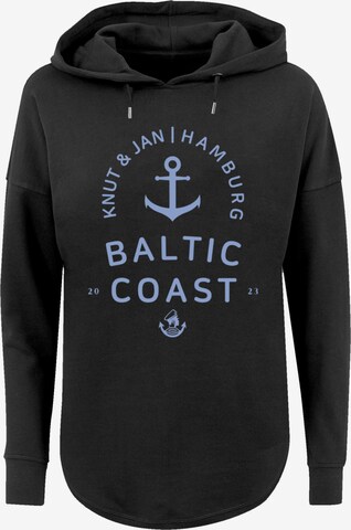 F4NT4STIC Sweatshirt in Zwart: voorkant