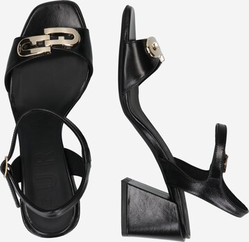 FURLA Sandalen met riem 'FURLA' in Zwart