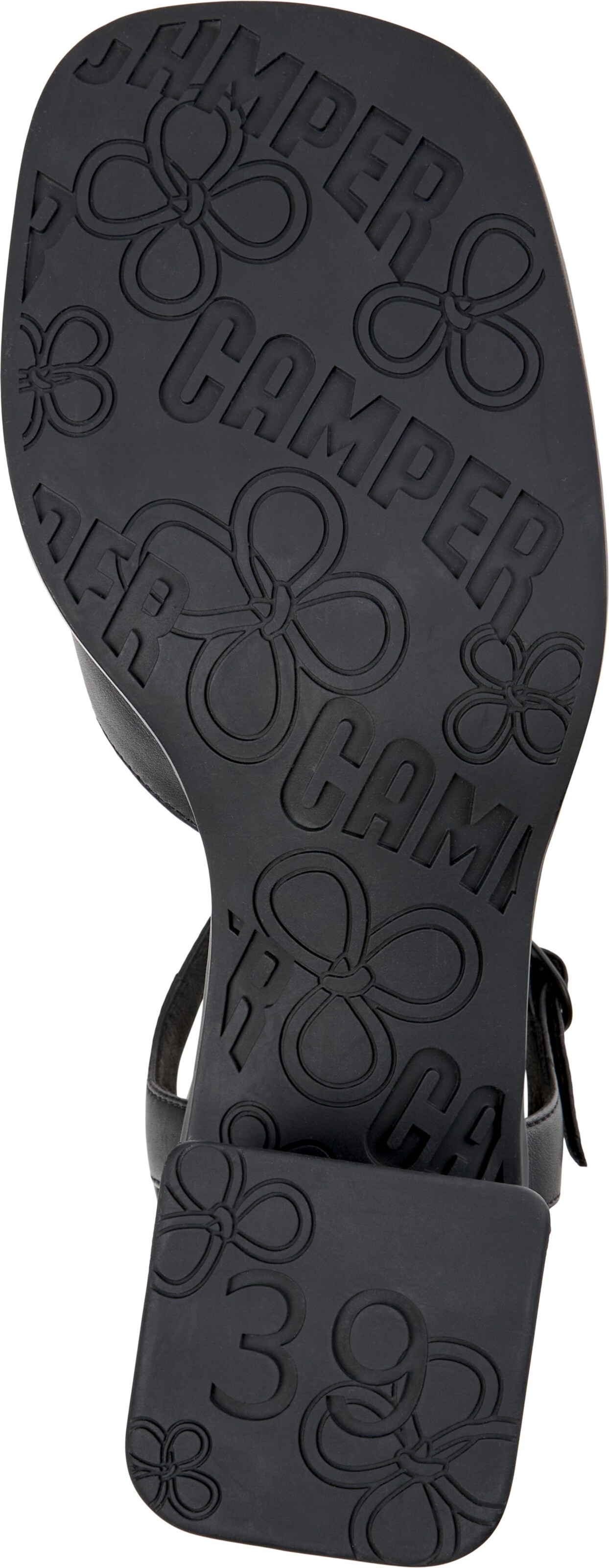 Sandales à lanières 'Kora' CAMPER en noir