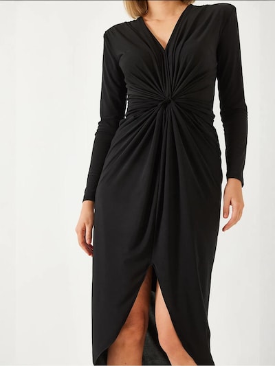 Bianco Lucci Robe en noir, Vue avec produit