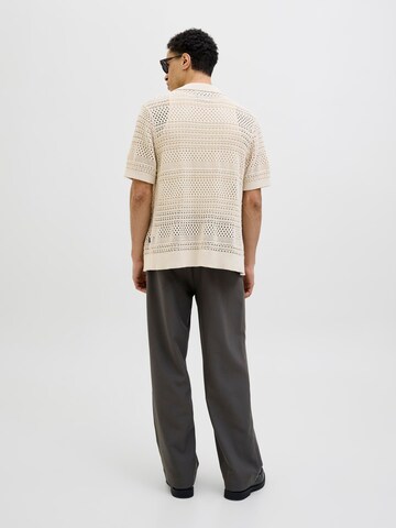 Jack & Jones Premium Comfort Fit Cardigan 'JPRBluwilmer' i hvid