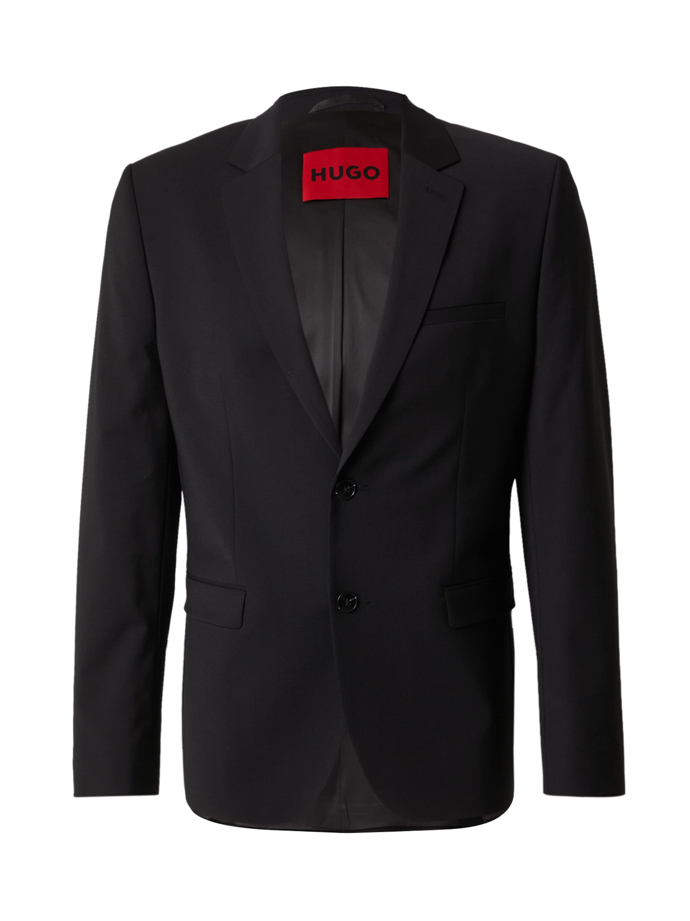 HUGO Slim Fit Бизнес сако 'Arti253X-MH' в черно: отпред