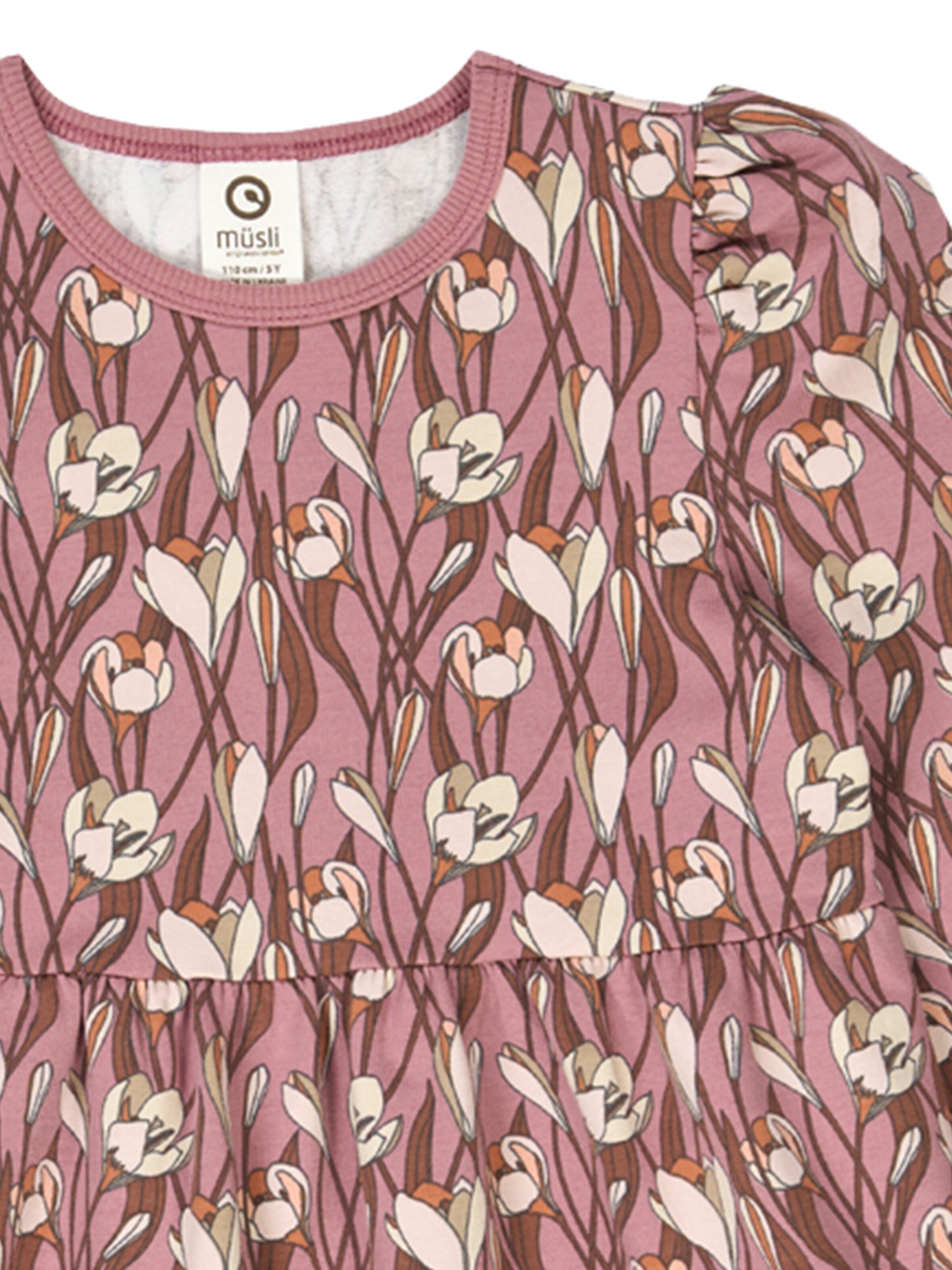 Müsli by GREEN COTTON Jurk in Roze