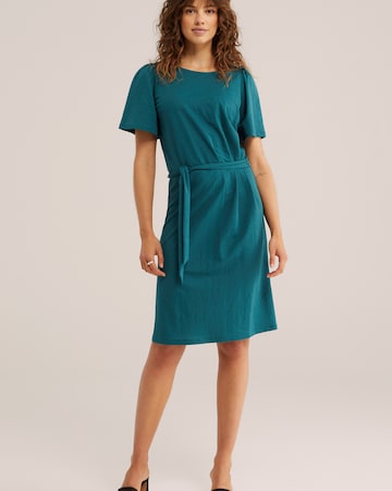 WE Fashion Jurk in Groen: voorkant