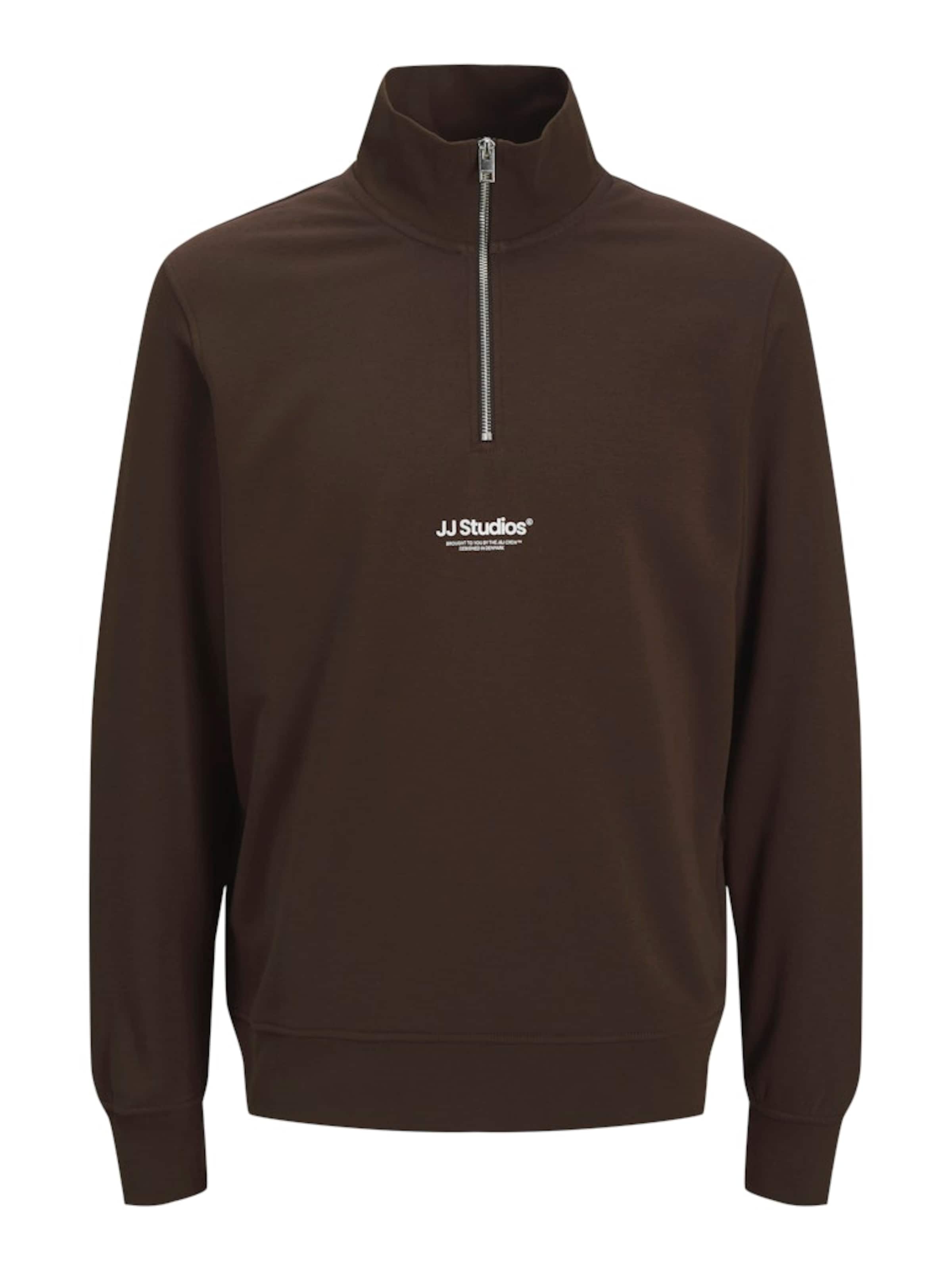 JACK & JONES Sweatshirt 'JJESoho' in Braun: Vorderseite