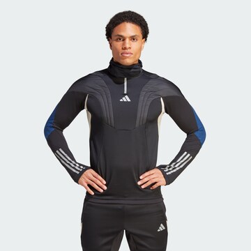 ADIDAS PERFORMANCE Sportsweatshirt 'Tiro 23 Competition Winterized' in Zwart: voorkant