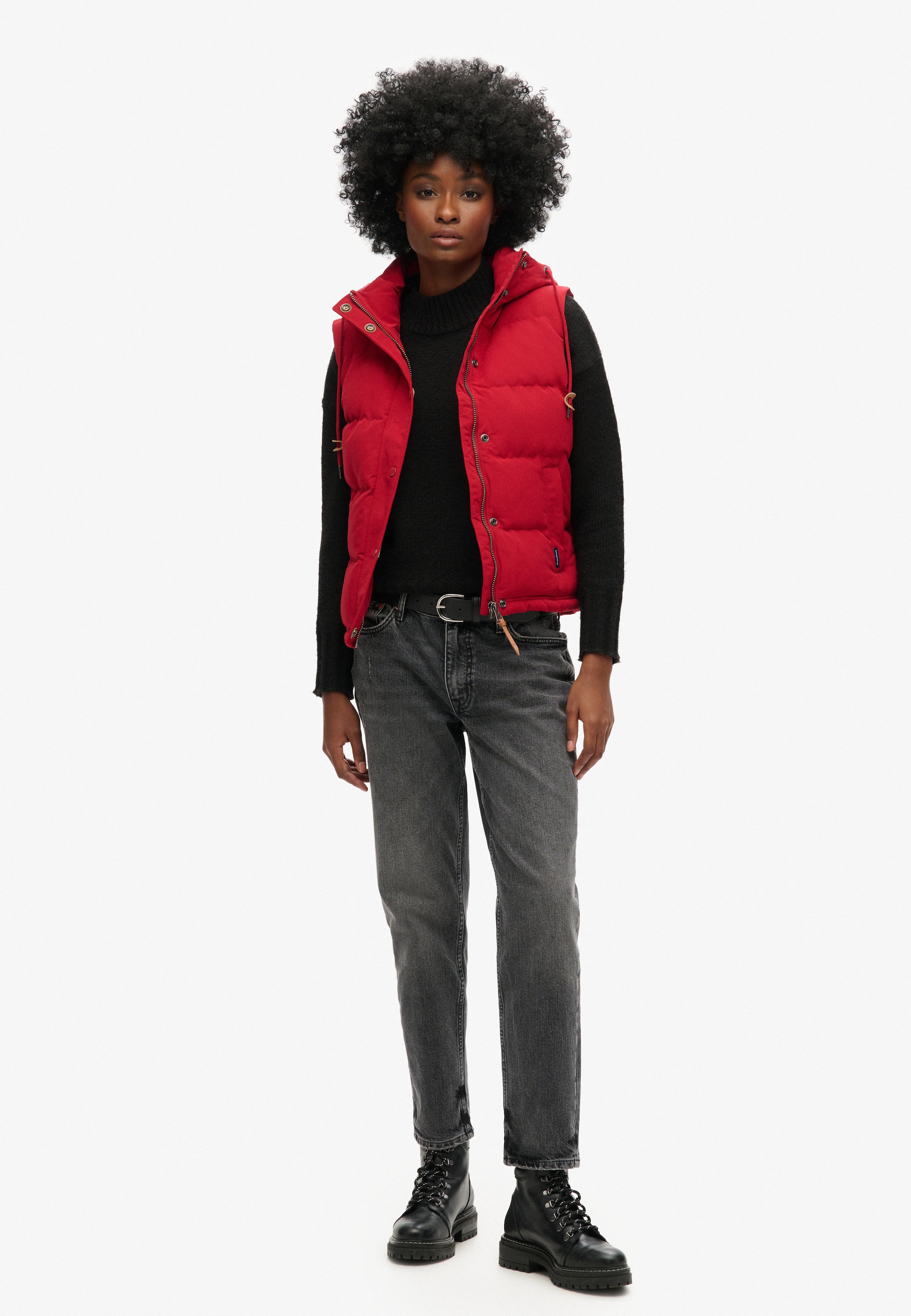 Superdry Bodywarmer in Rood