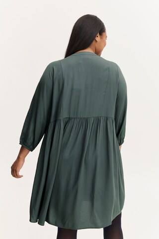 Abito camicia 'SOFTY' di Fransa in verde