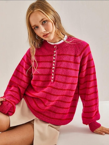 Pullover di Bianco Lucci in rosa