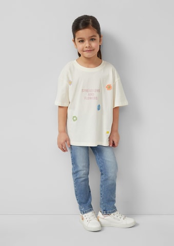 T-Shirt s.Oliver en beige : devant